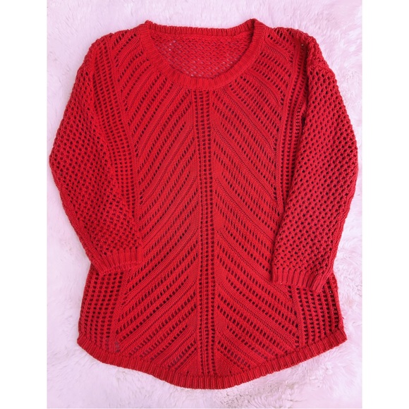 Moving sale! Cables Pointelle Sweater Tunic Banana Republic Small Excellent Cond - Picture 3 of 10